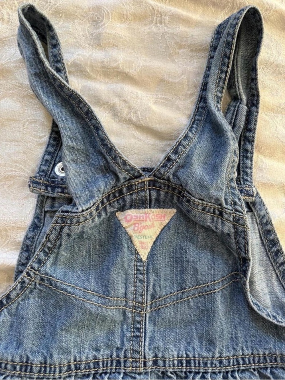 OshKosh B'gosh Y2K Overalls 4T Dress - Picture 5 of 6